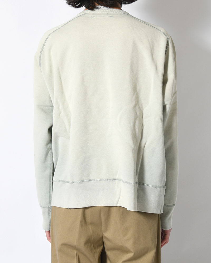 CREWNECK SWEAT SHIRT -GREEN-