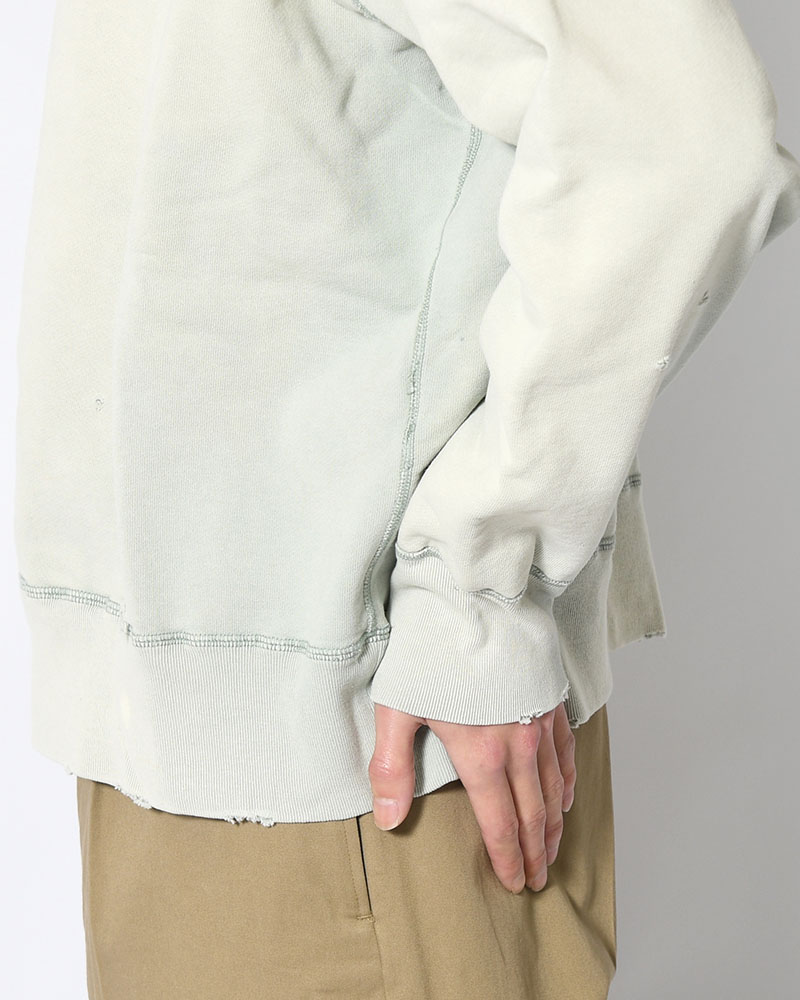 CREWNECK SWEAT SHIRT -GREEN-