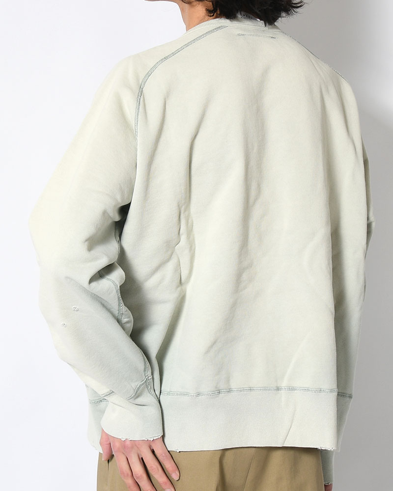 CREWNECK SWEAT SHIRT -GREEN-