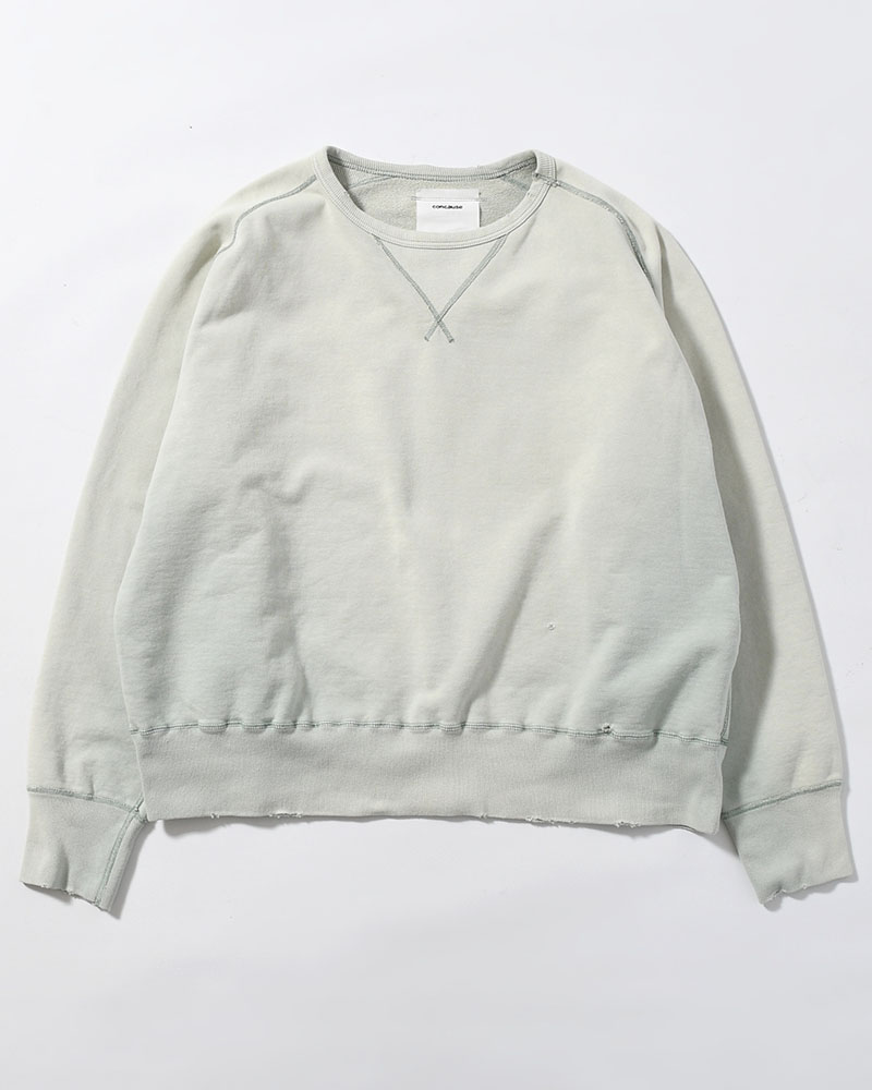 CREWNECK SWEAT SHIRT -GREEN-