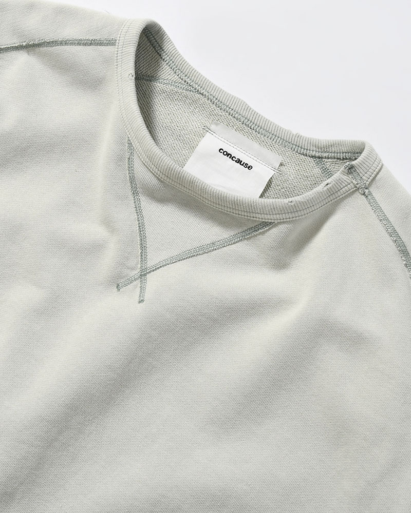 CREWNECK SWEAT SHIRT -GREEN-