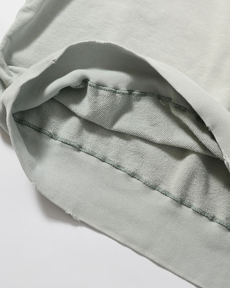 CREWNECK SWEAT SHIRT -GREEN-