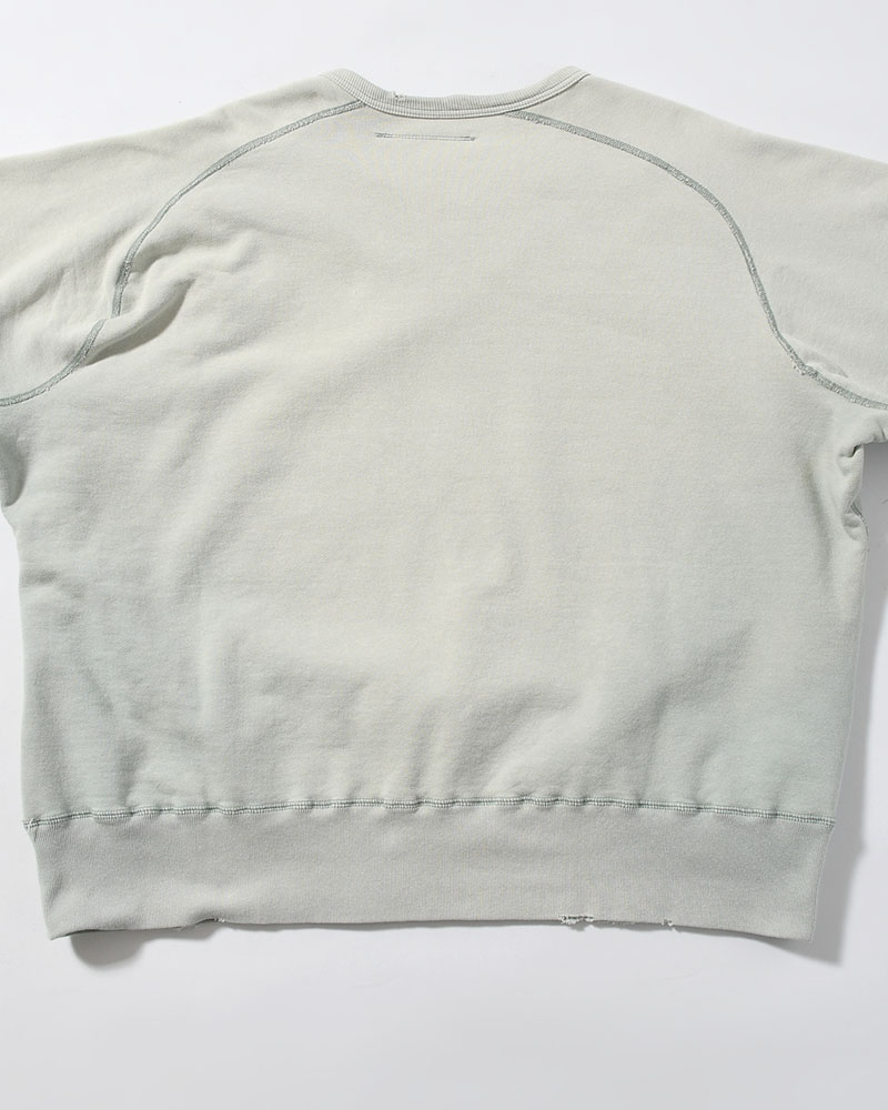 CREWNECK SWEAT SHIRT -GREEN-