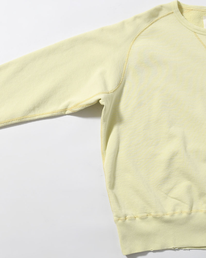 CREWNECK SWEAT SHIRT -YELLOW-
