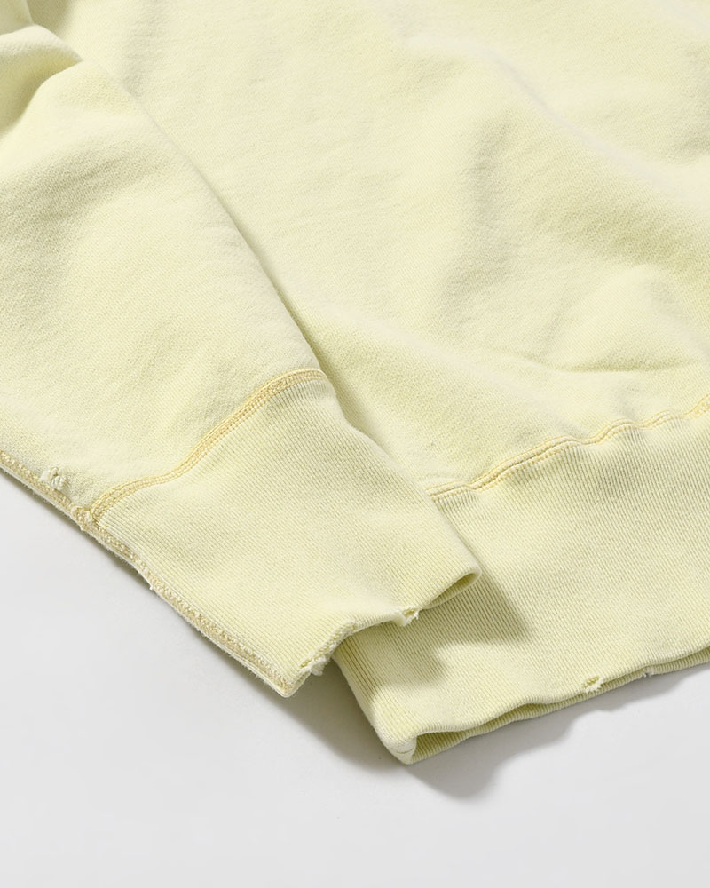 CREWNECK SWEAT SHIRT -YELLOW-