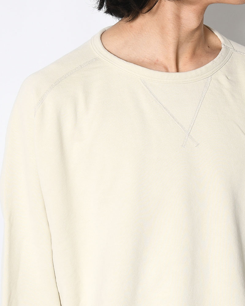 CREWNECK SWEAT SHIRT -OFF WHITE-