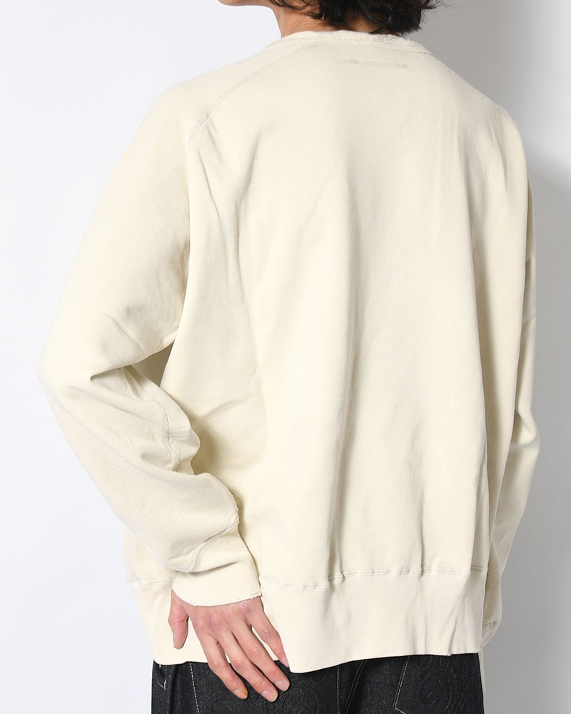 CREWNECK SWEAT SHIRT -OFF WHITE-