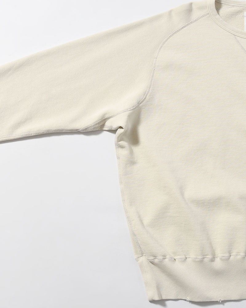 CREWNECK SWEAT SHIRT -OFF WHITE-