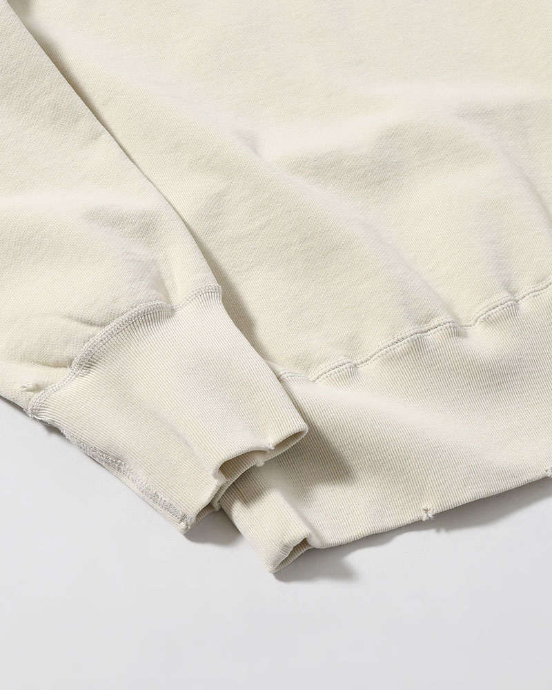 CREWNECK SWEAT SHIRT -OFF WHITE-