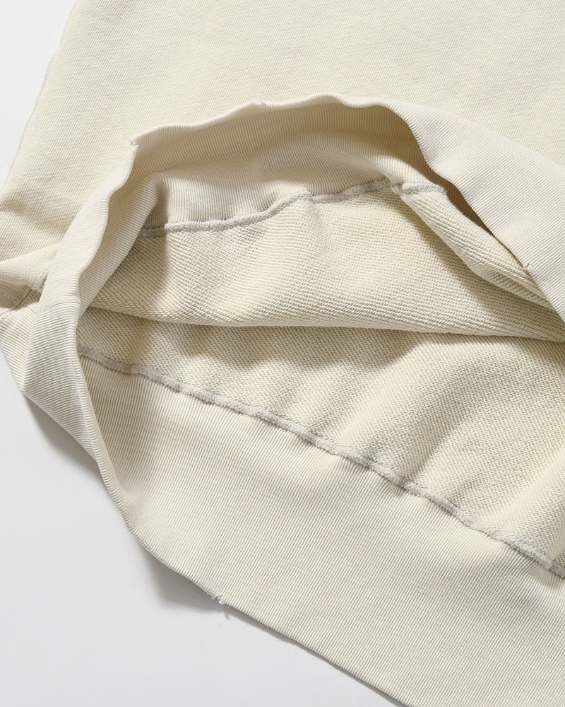 CREWNECK SWEAT SHIRT -OFF WHITE-