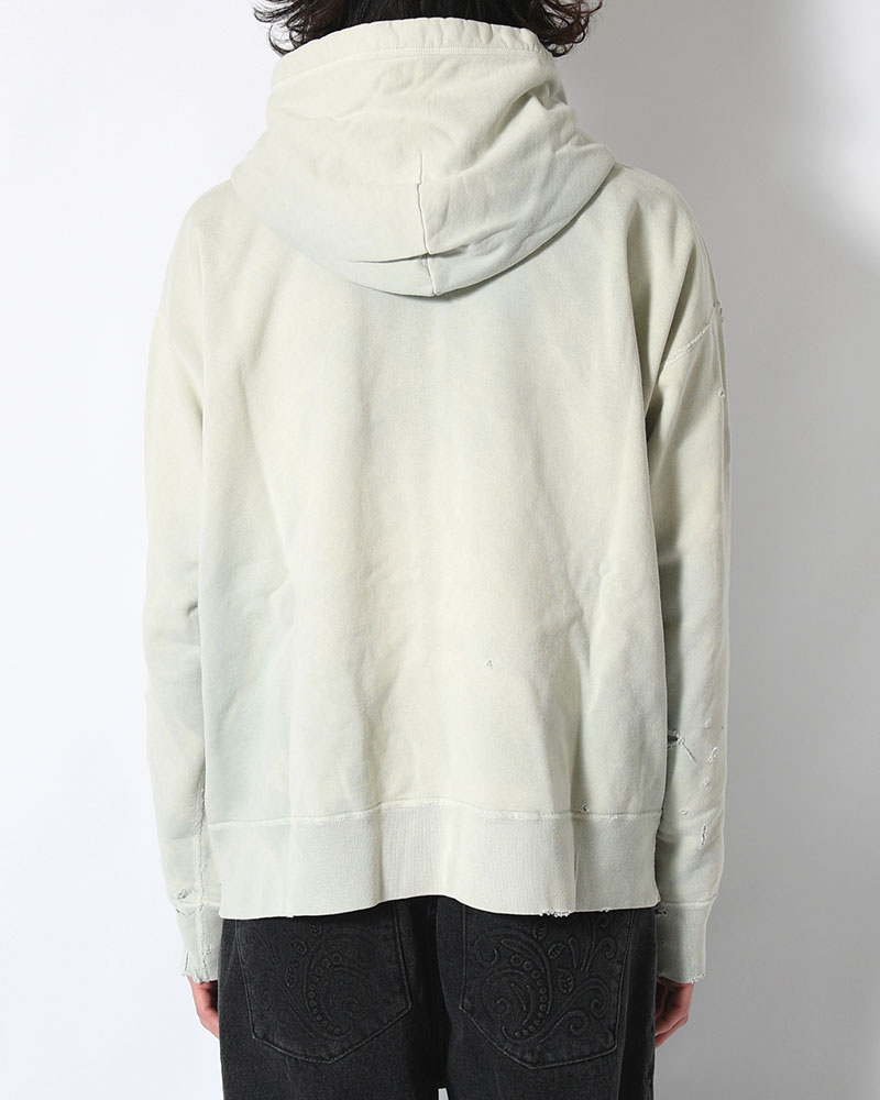 FULL ZIP SWEAT SHIRT -GREEN-