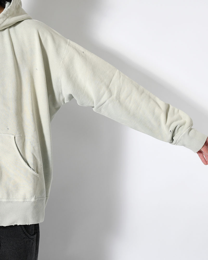 FULL ZIP SWEAT SHIRT -GREEN-