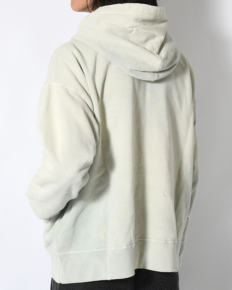 FULL ZIP SWEAT SHIRT -GREEN-