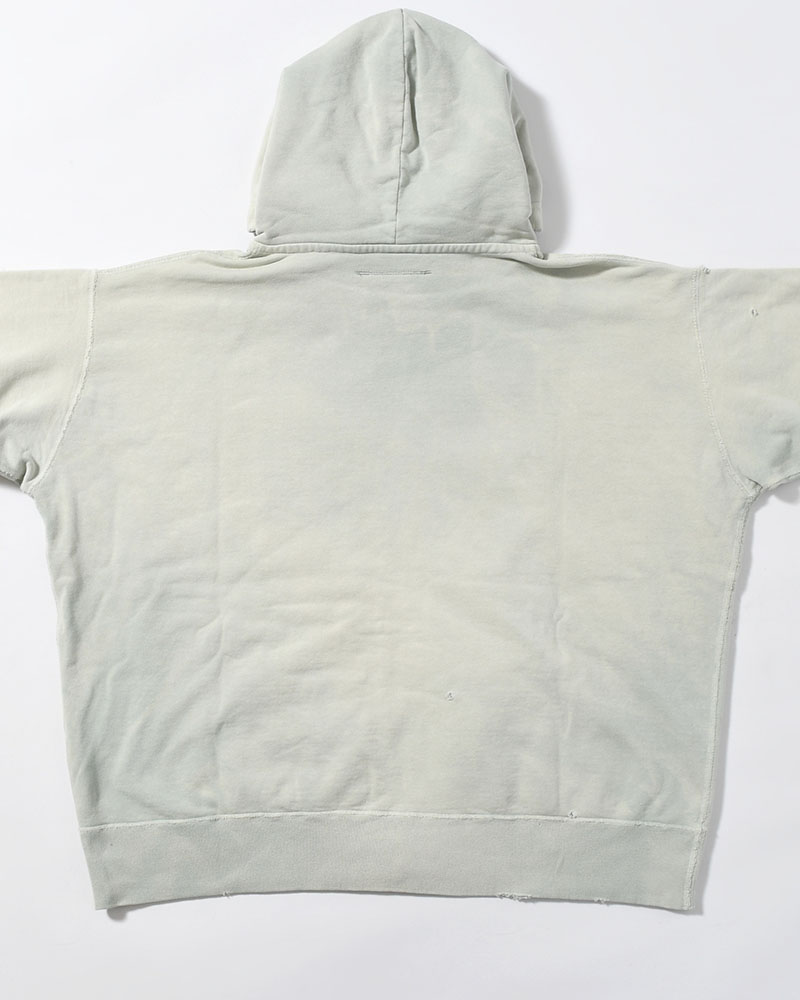 FULL ZIP SWEAT SHIRT -GREEN-