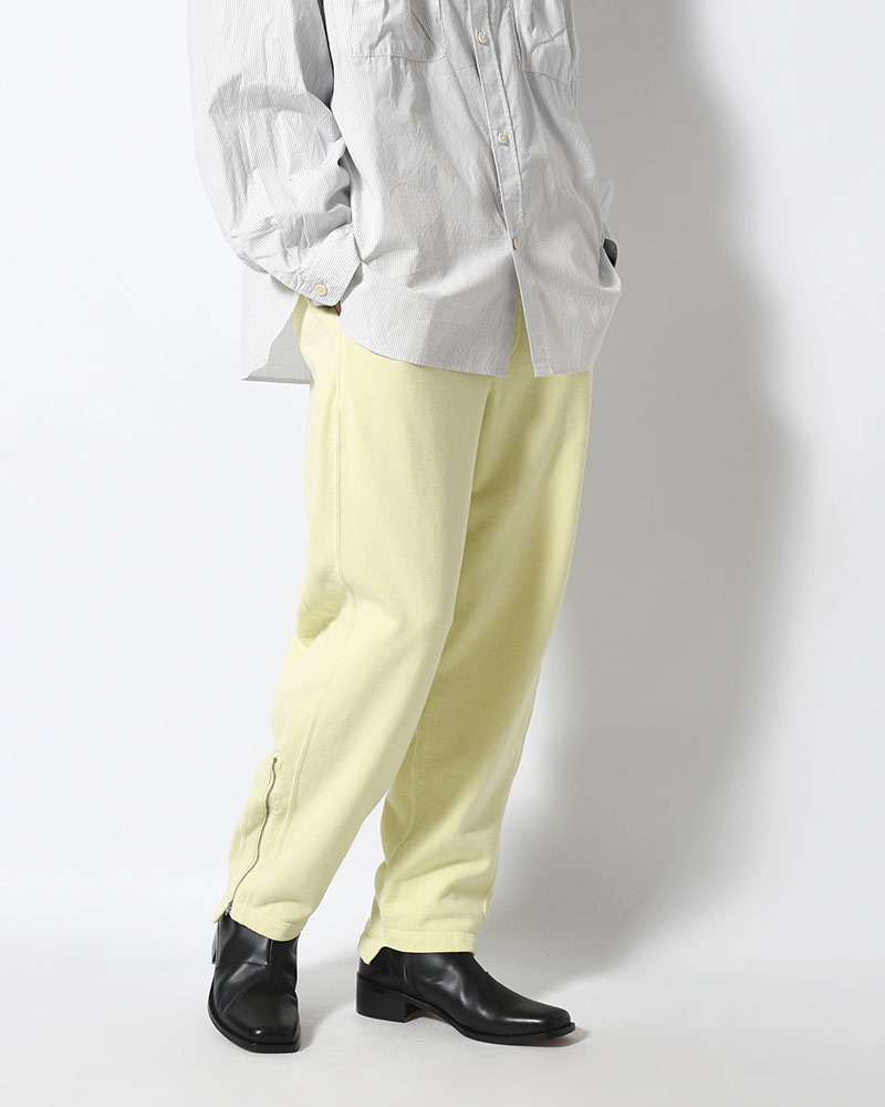 SWEAT PANTS -YELLOW-