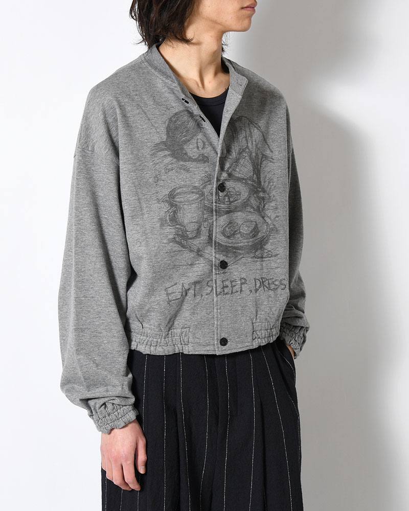 ORDINARY HOME ACTRESS WITH PRINTING -CHARCOAL-