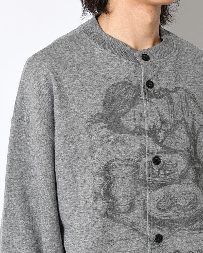 ORDINARY HOME ACTRESS WITH PRINTING -CHARCOAL-