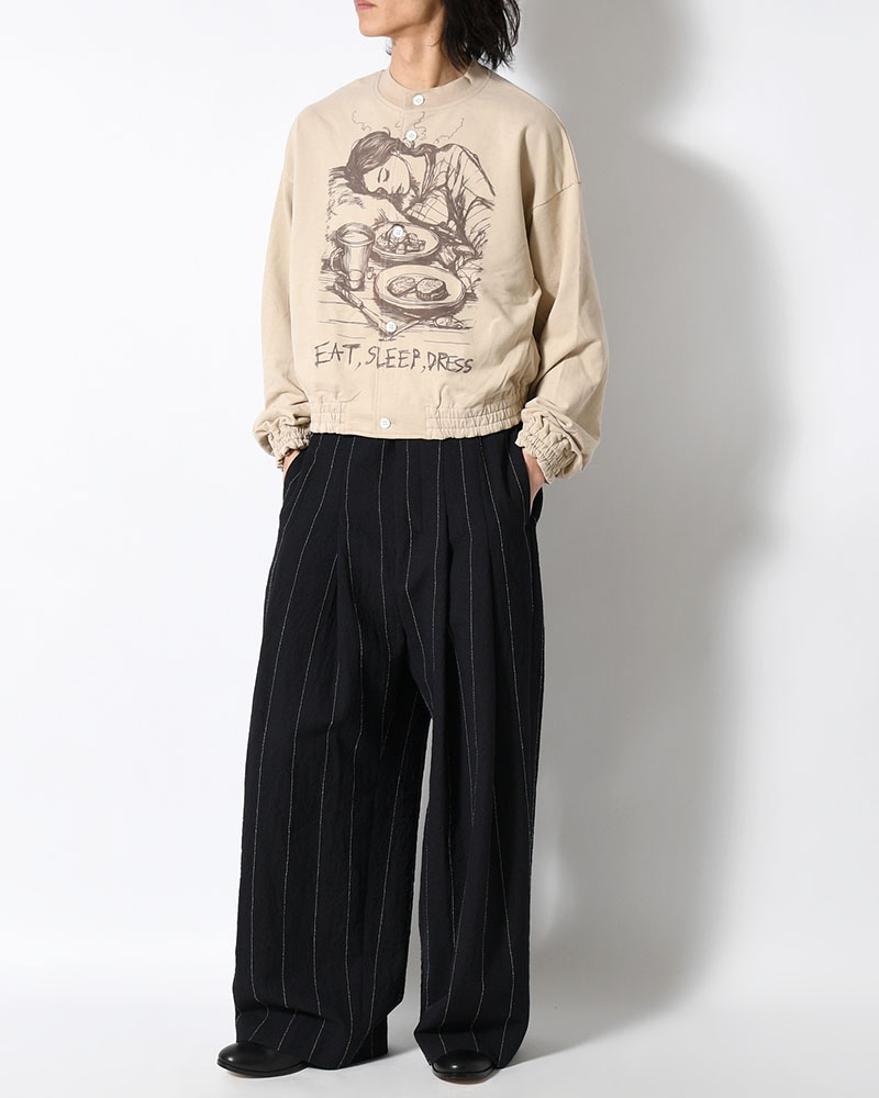 ORDINARY HOME ACTRESS WITH PRINTING -OATMEAL-