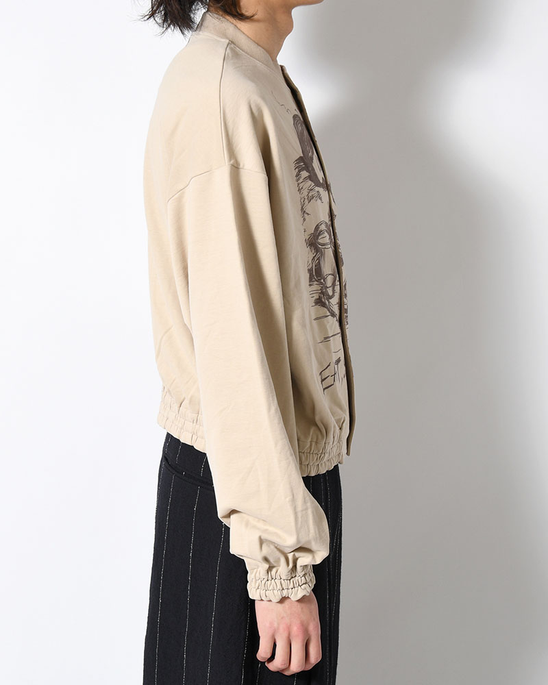 ORDINARY HOME ACTRESS WITH PRINTING -OATMEAL-