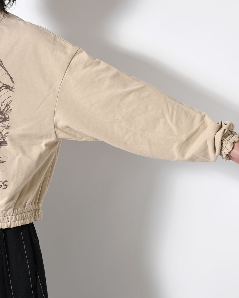 ORDINARY HOME ACTRESS WITH PRINTING -OATMEAL-