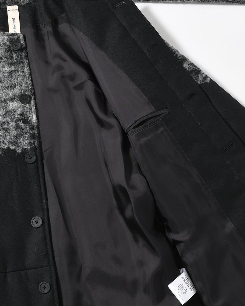 JANUARY COAT IN WINTER SCENERY -NIGHT BLACK-