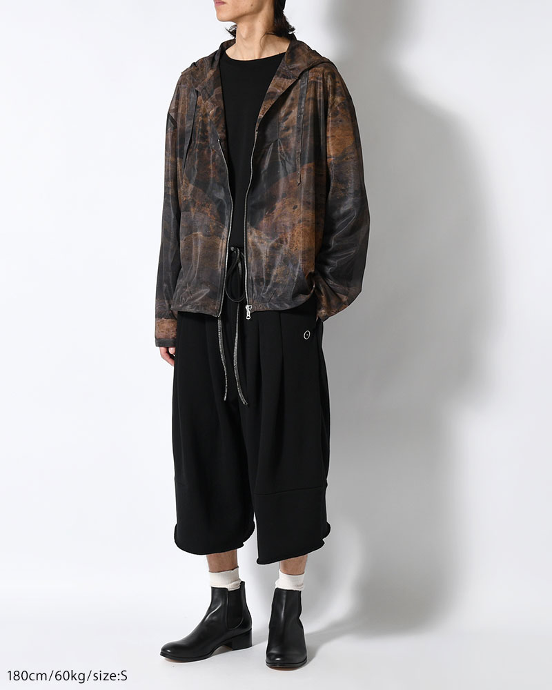 ORDINARY HOME BAGGY SHORTS -BLACK-