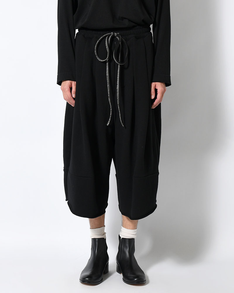ORDINARY HOME BAGGY SHORTS -BLACK-