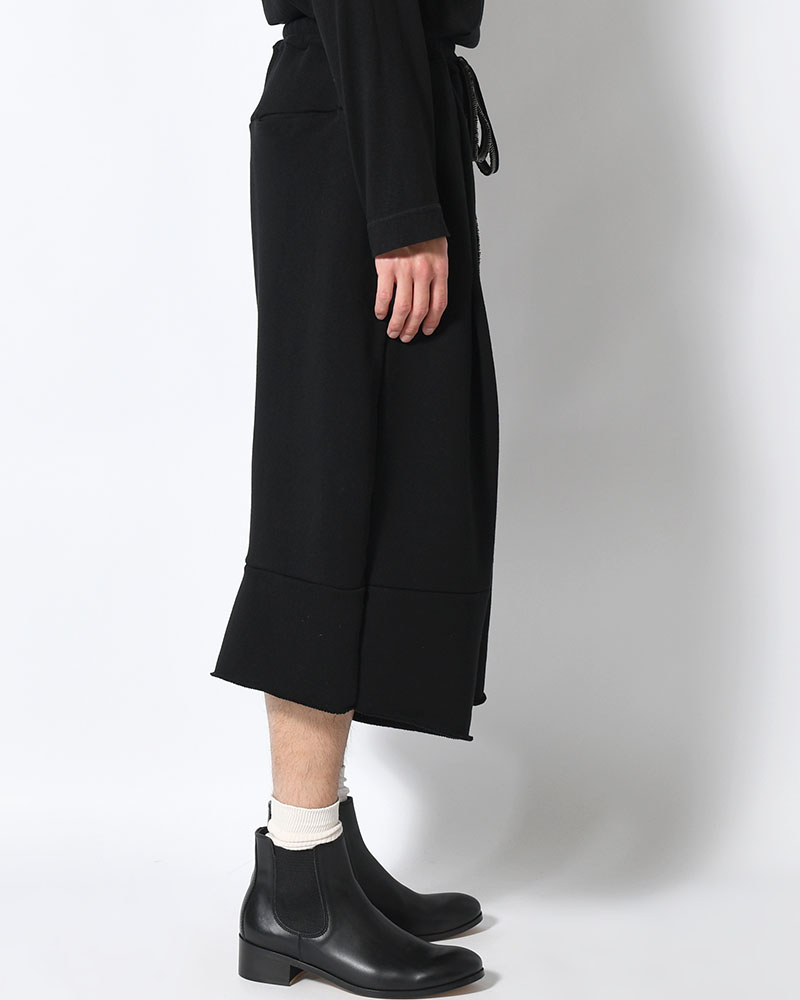 ORDINARY HOME BAGGY SHORTS -BLACK-
