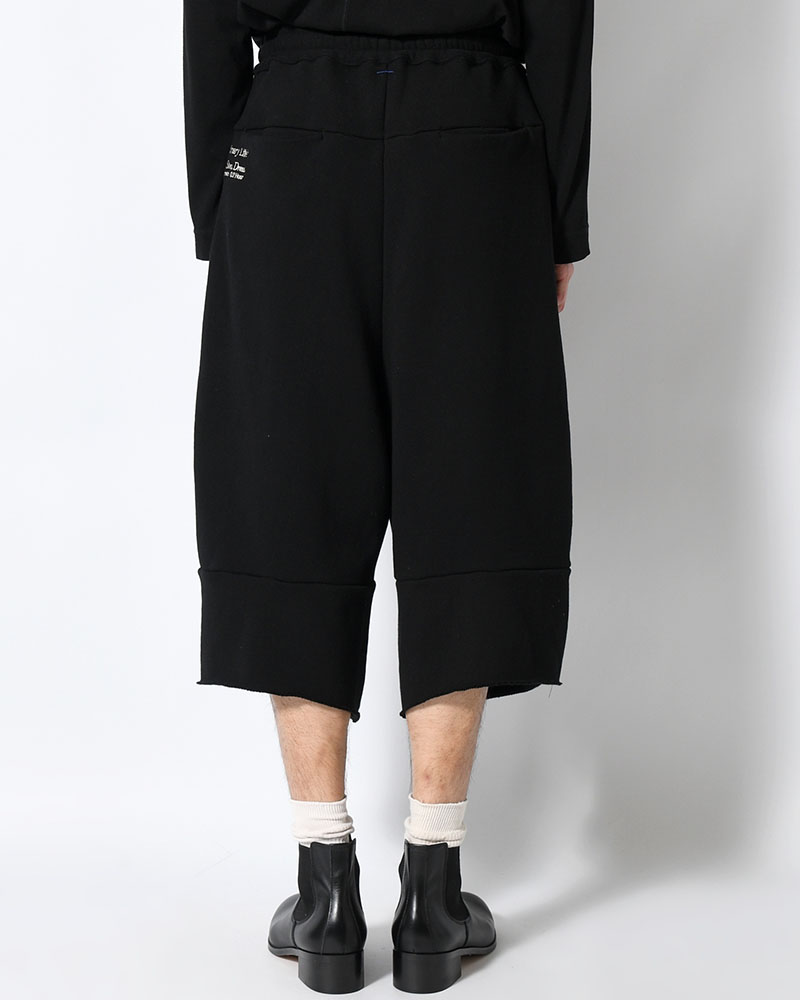 ORDINARY HOME BAGGY SHORTS -BLACK-
