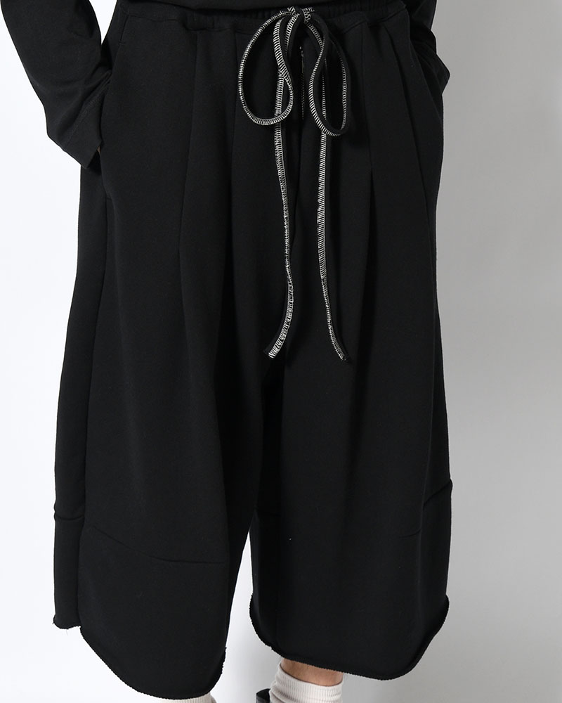 ORDINARY HOME BAGGY SHORTS -BLACK-