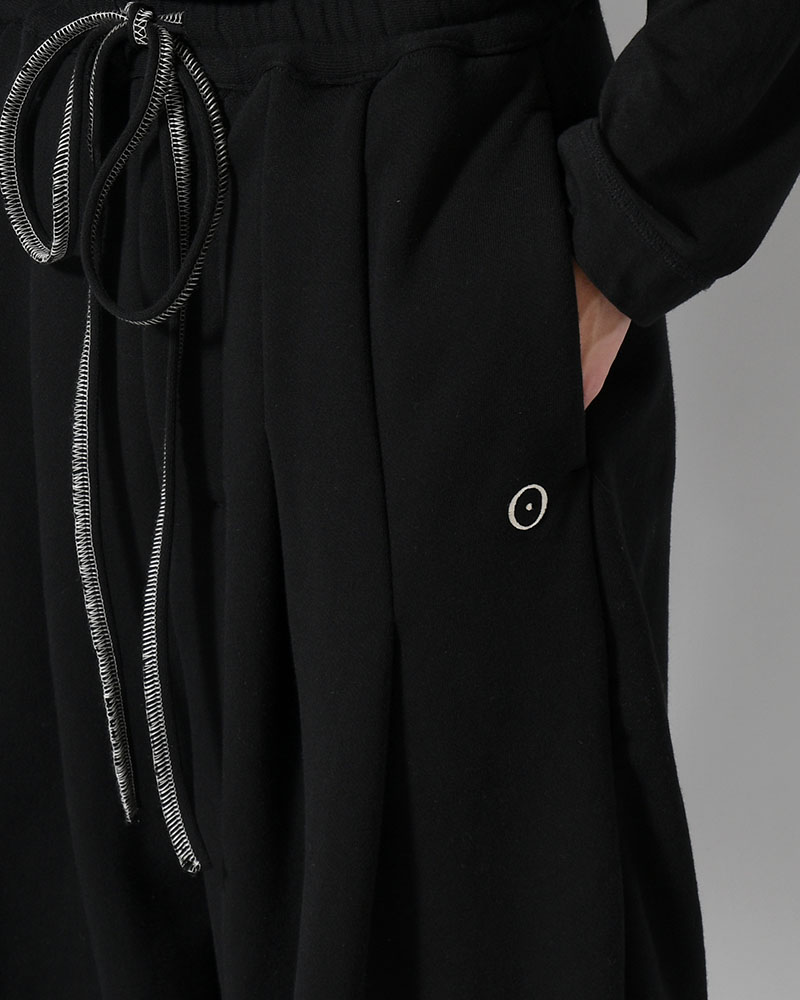 ORDINARY HOME BAGGY SHORTS -BLACK-