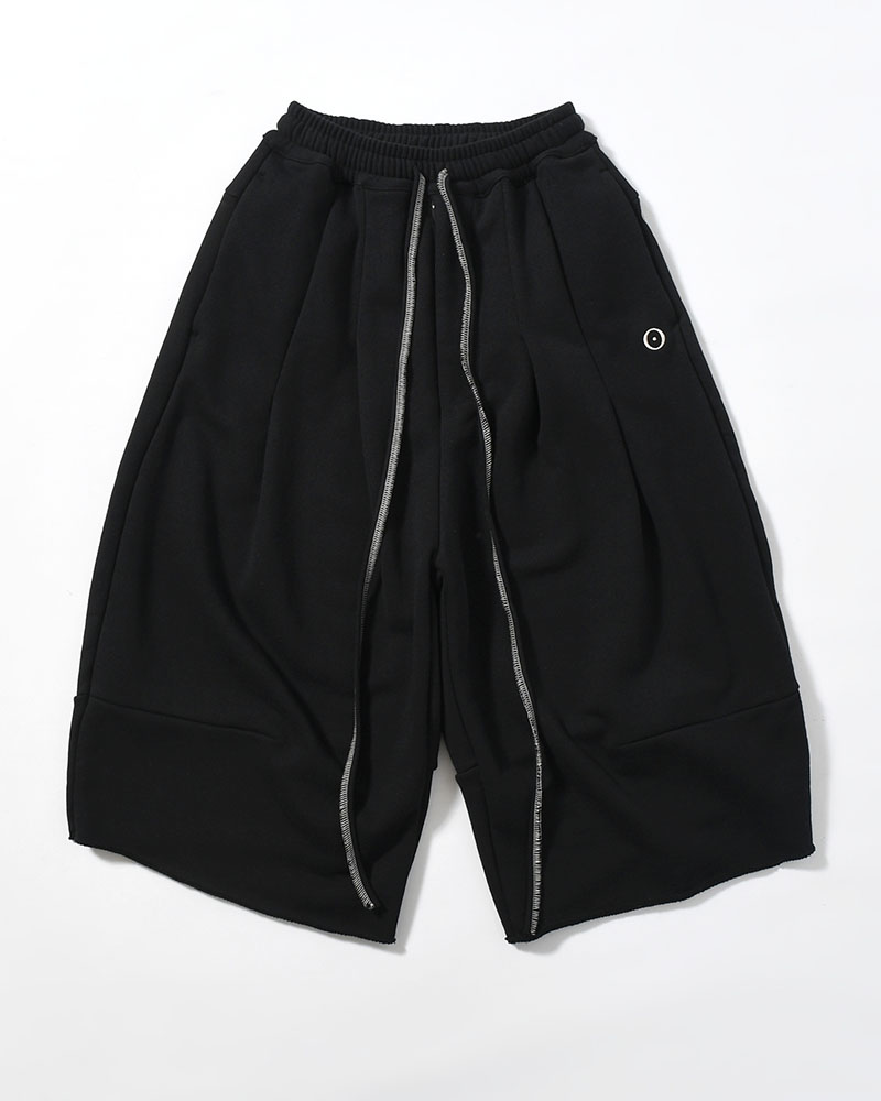 ORDINARY HOME BAGGY SHORTS -BLACK-