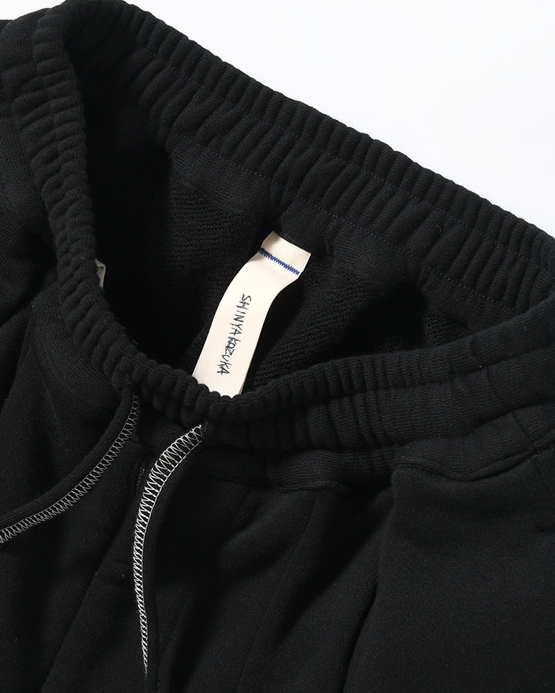 ORDINARY HOME BAGGY SHORTS -BLACK-