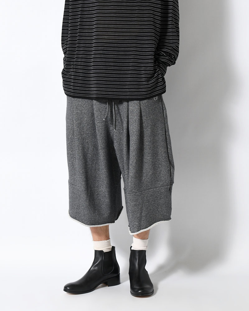 ORDINARY HOME BAGGY SHORTS -CHARCOAL-