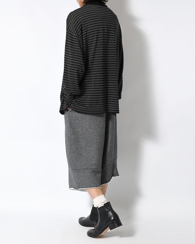 ORDINARY HOME BAGGY SHORTS -CHARCOAL-