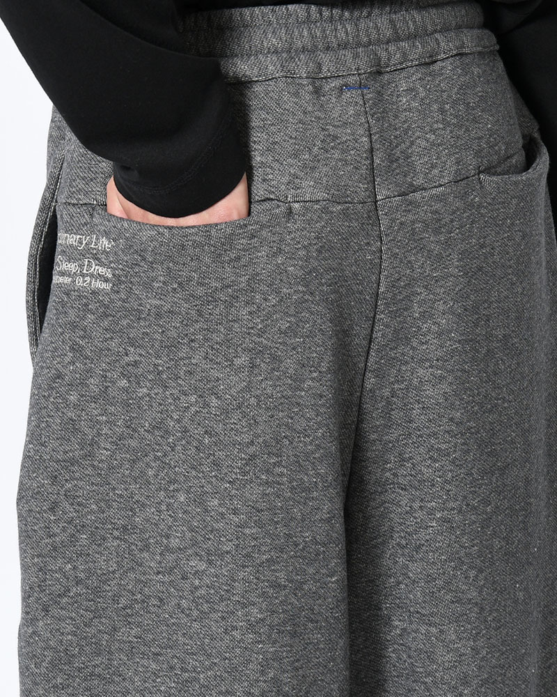 ORDINARY HOME BAGGY SHORTS -CHARCOAL-