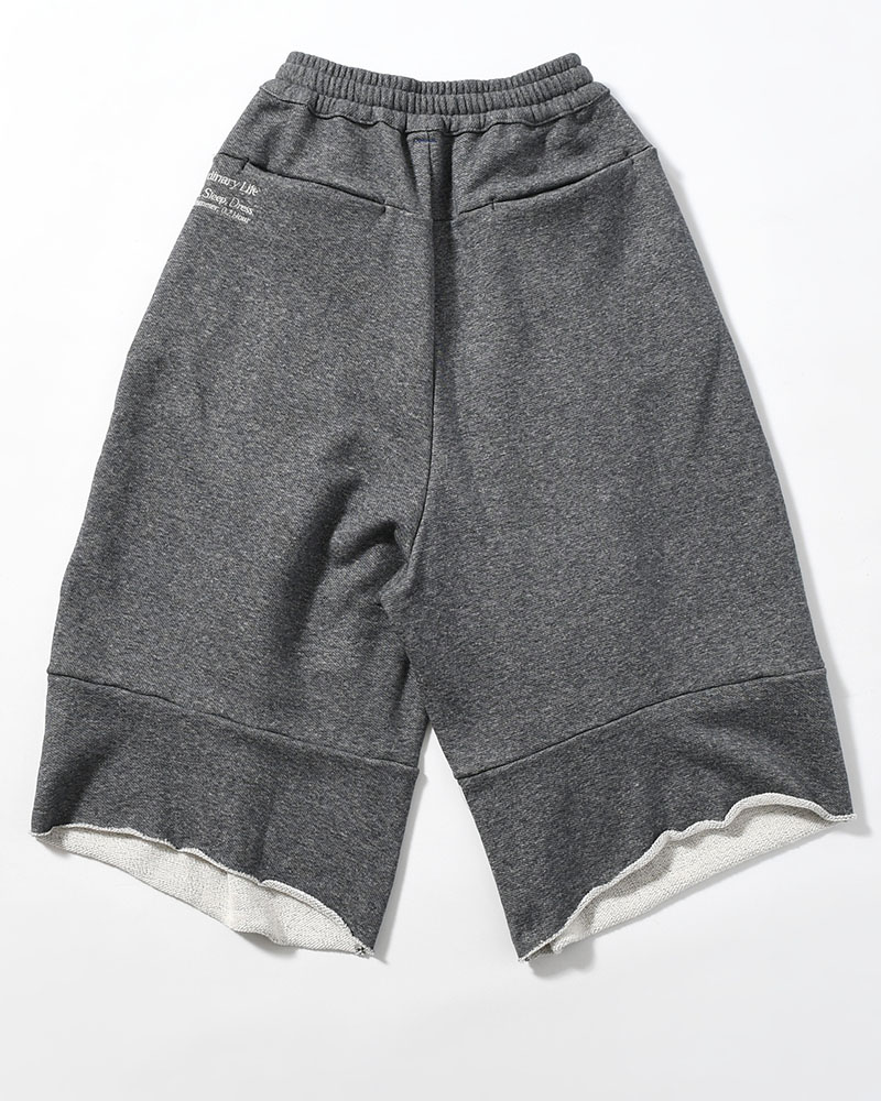 ORDINARY HOME BAGGY SHORTS -CHARCOAL-