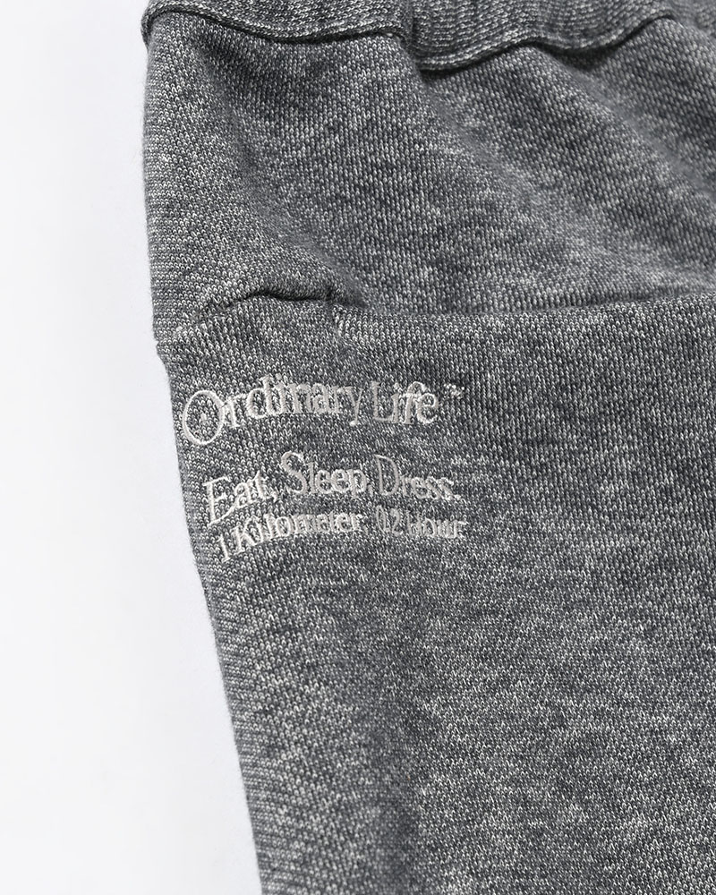 ORDINARY HOME BAGGY SHORTS -CHARCOAL-