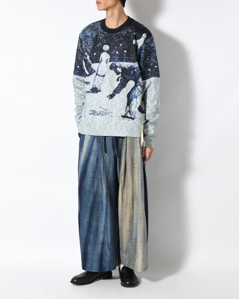 HOME BAGGY -WATERCOLOUR BLUE:A-