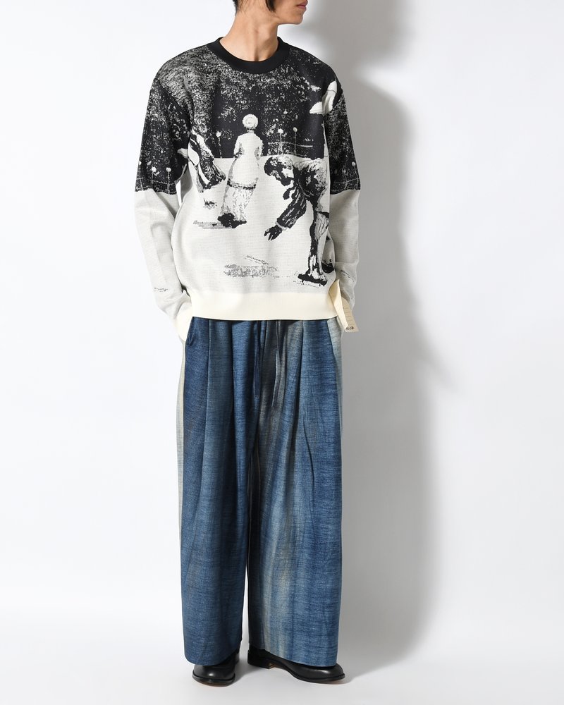HOME BAGGY -WATERCOLOUR BLUE:B-