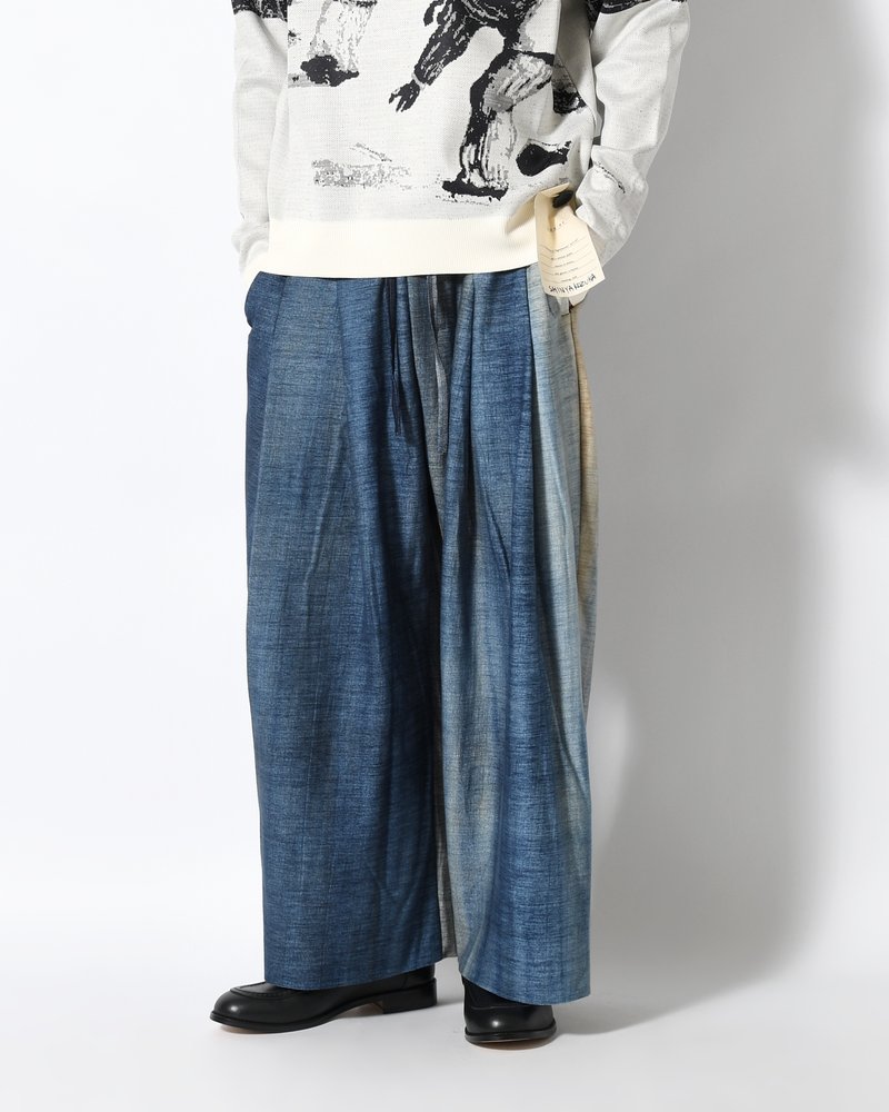 HOME BAGGY -WATERCOLOUR BLUE:B-