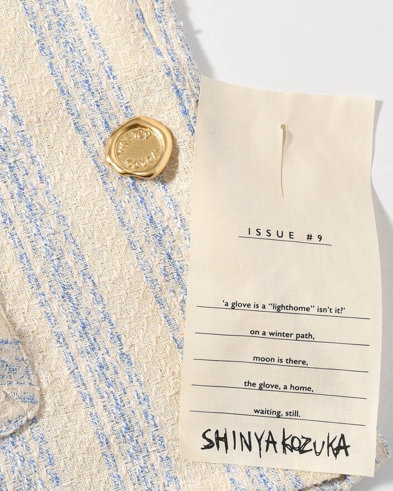 ROOMY SHIRT -BLUE WITH CANVAS-