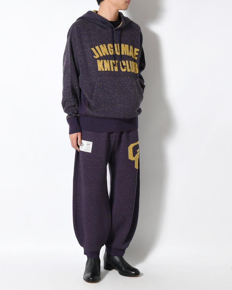 VINTAGE KNIT HOODIE -PURPLE-