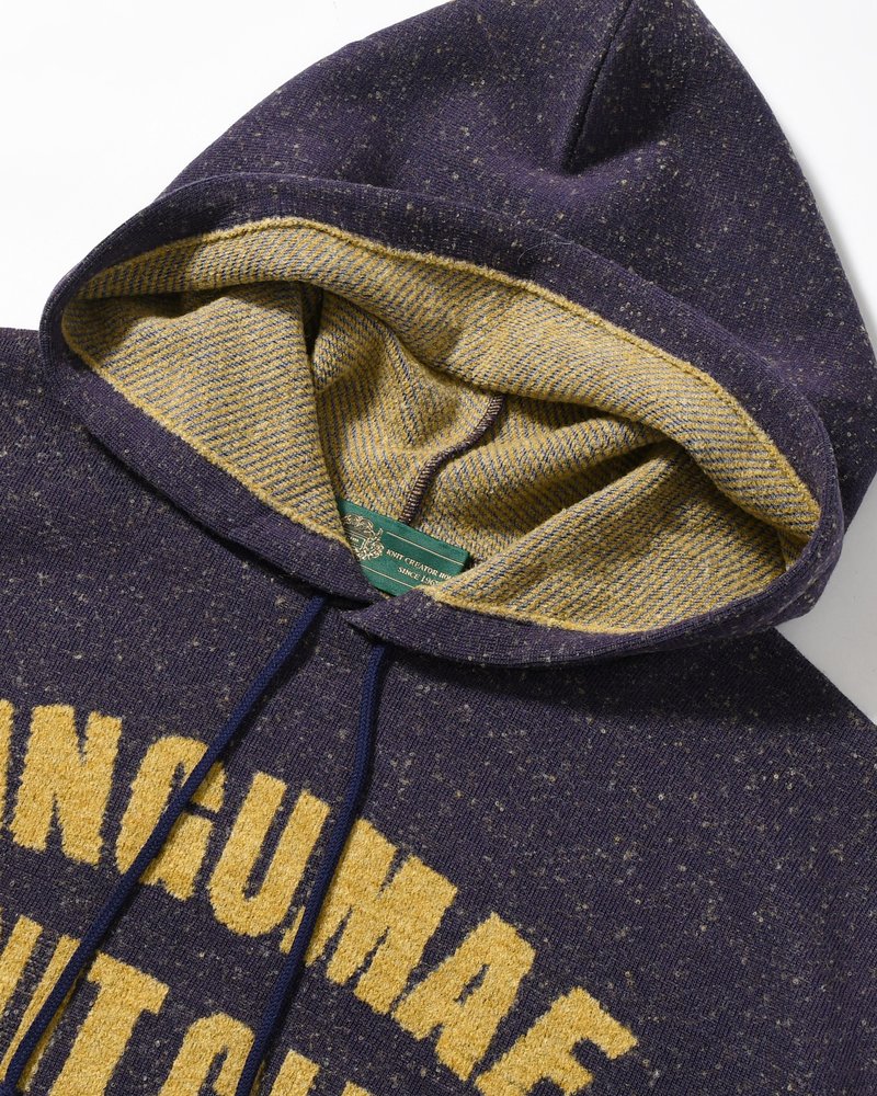 VINTAGE KNIT HOODIE -PURPLE-