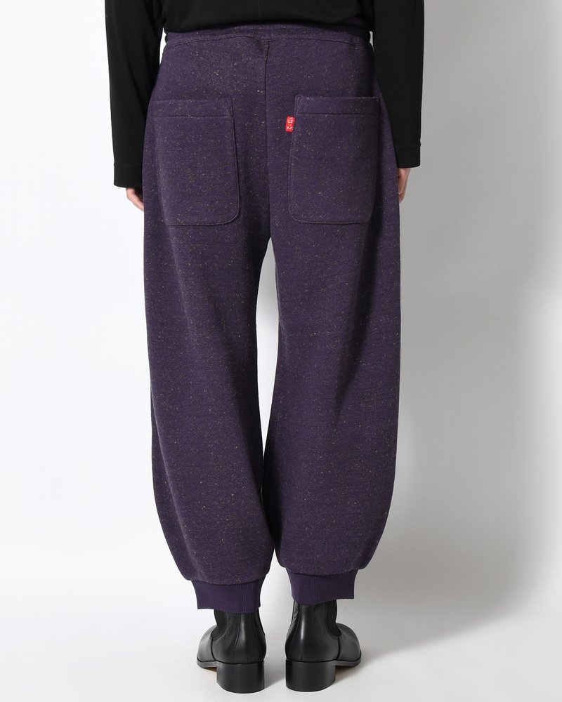 VINTAGE KNIT SWEATPANTS -PURPLE-