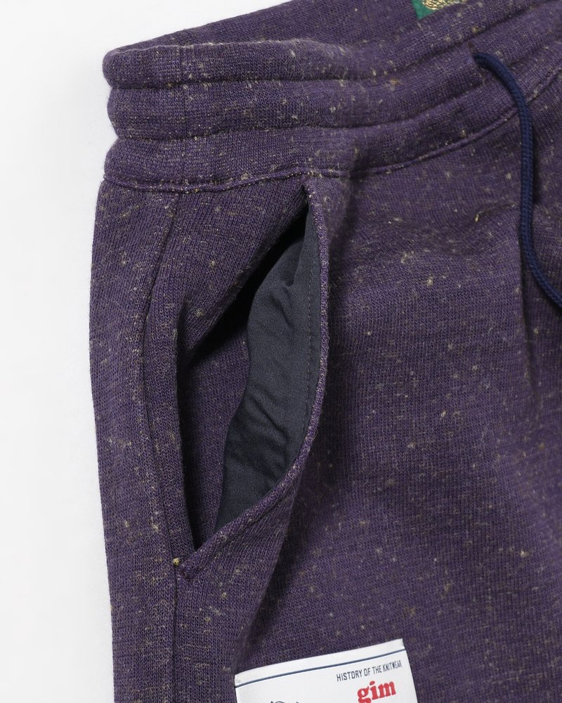 VINTAGE KNIT SWEATPANTS -PURPLE-