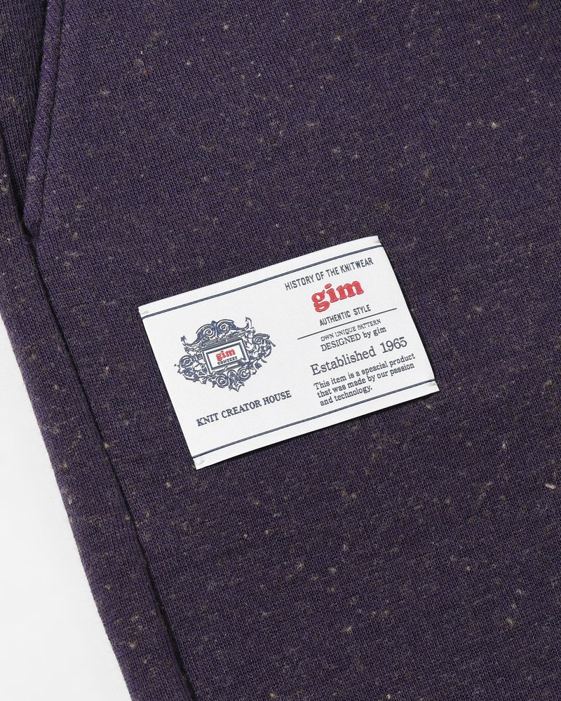 VINTAGE KNIT SWEATPANTS -PURPLE-