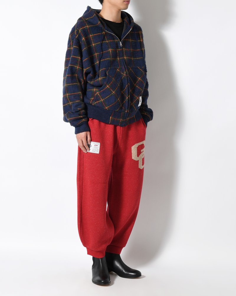 VINTAGE KNIT SWEATPANTS -RED-
