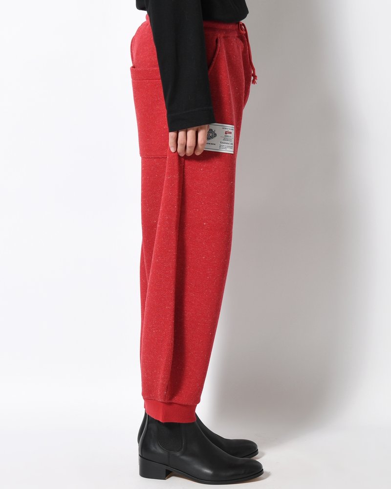 VINTAGE KNIT SWEATPANTS -RED-