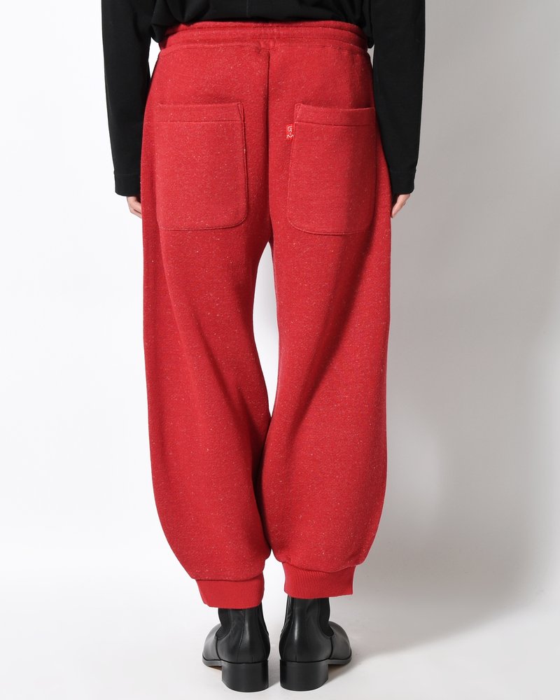 VINTAGE KNIT SWEATPANTS -RED-